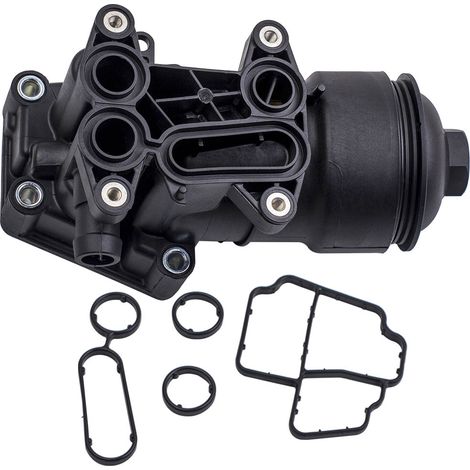 Ölfilter Gehäuse Deckel mit Dichtung für VW 1.6 2.0 TDI 03L115389C 03L117021Clfilter Gehuse Deckel mit Dichtung für VW Golf 6 Caddy 4 Jetta 4 03L115389B (1/5)