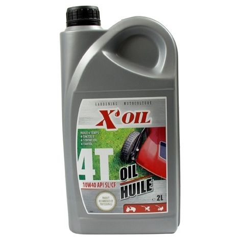 Huile de moteur 4 temps 2L – Spécial moteur essence – 10W40
