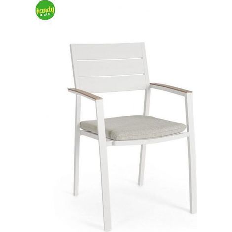 Sedia Bizzotto Zelmar Vapor con braccioli