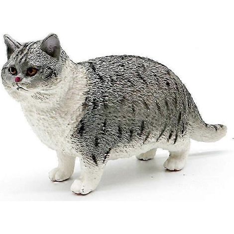 Figurine de chat à poil court pour table de chevet, bureau ou bureau. (1/5)