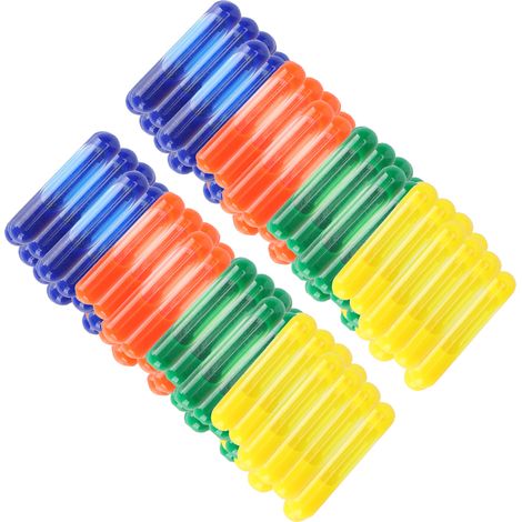 100 pièces de décorations en verre multicolores pour aquarium et accessoires de décoration. (1/5)