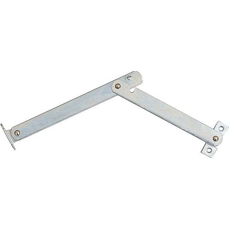 Monin – Compas d'arrêt pour meuble 300 x 20 mm – Équerre droite – Acier zingué – 531760