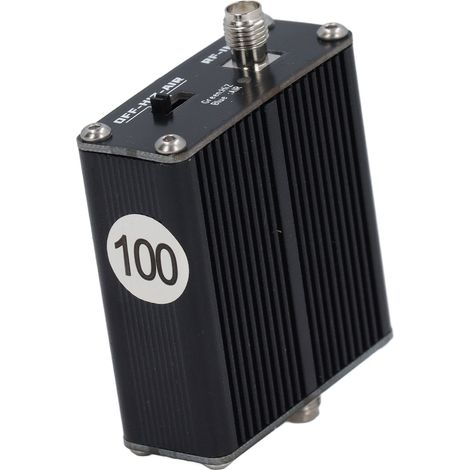Amplificateur haute impédance 100 m 2 en 1 en alliage d'aluminium, convertisseur et amplificateur de fréquence pour aéronefs à ondes courtes (1/5)