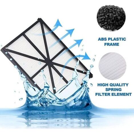 Filtre de rechange pour robot nettoyeur de piscine , panneau filtrant ultrafin , pour robots nettoyeurs de piscine Hayward AquaVac , TigerShark et SharkVac Numéro de pièce Maytronics : RCX70101PAK2 (2 (1/3)