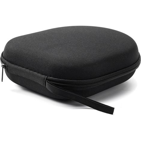 Étui rigide pour casque audio – coque de protection antichoc – portable – noir (1/5)