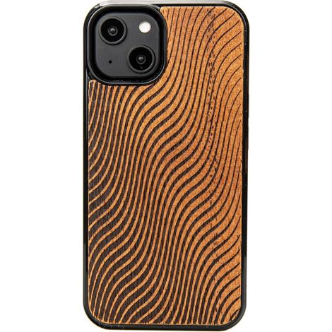Bewood Holzhülle für iPhone 14 MERBAU WAVES (1/5)