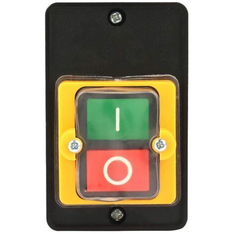 Interrupteur de commande étanche KA0-5H interrupteur à bouton-poussoir marche/arrêt AC 220V/380V 10A interrupteur à bouton-poussoir avec Base (1/5)