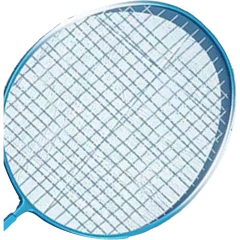 Ensemble de 2 raquettes de badminton pour jeux de jardin en extérieur. Raquettes légères avec balles et sac de transport. Convient aux adultes et adolescents. Bleu ciel. (1/5)