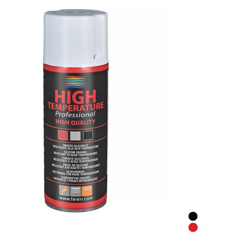 SPRAY ALTA TEMPERATURA- Rosso 400 ml- FAREN- pezzi 1