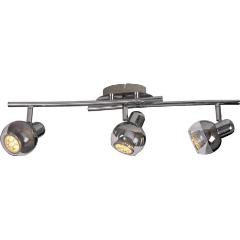Naeve BOCCIA Barre de spots de plafond chromée 3xGU10 2800K