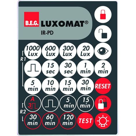 IR-PD télécommande à infrarouge série PD LUXOMAT 92160 (1/2)