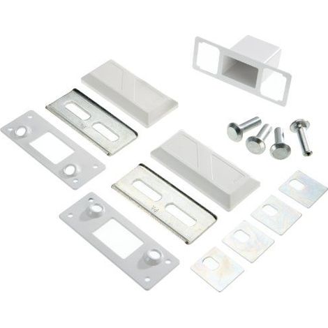 ABUS 10660 Kit de fixation pour barre de securite pour porte PA1018 Blanc