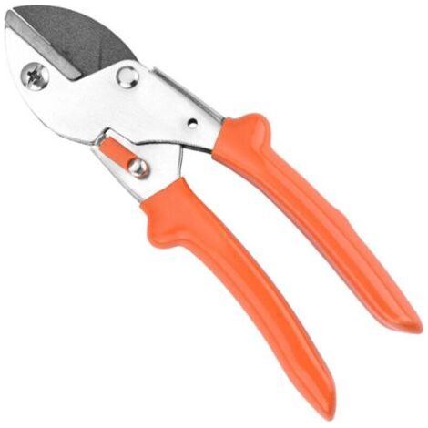 SK5 steel gardening scissors, sharp blades, rubber handle, for cutting and pruning (1/4)