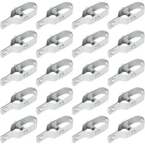 QORVA-Lot de 20 PCS Tendeur de Cloture, Tendeur Grillage en Acier Galvanisé 90MM, Tendeur de Fil pour Cloture, Jardin, Fil d'acier, Antenne, Corde à Linge