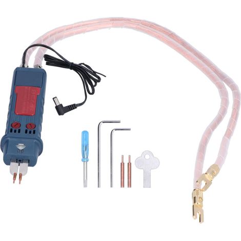 Stylo de soudage à la main, outil de soudage par points intégré avec interrupteur à gâchette, kit de fer à souder 4-6 V(73B (16 fils de cuivre carrés en forme de U)) (1/5)