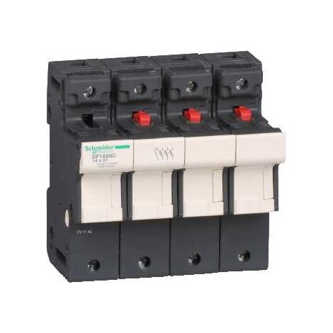 PORTE-FUS 3P/N 50A POUR FUSIBLE 14 X 51 MM - DF143NC (1/4)