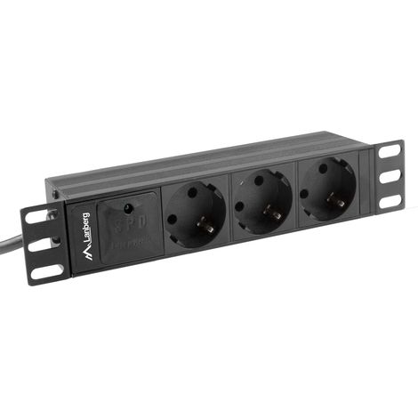 Regleta Lanberg PDU-03F-0200-BK (1/5)