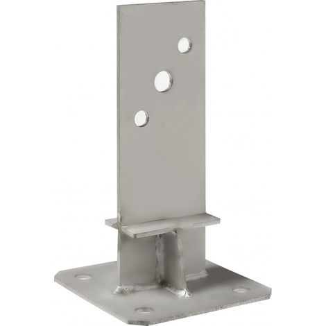 Fußstütze mit flacher Platte A2 PPSDTIX 60x60mm – Stärke 4mm