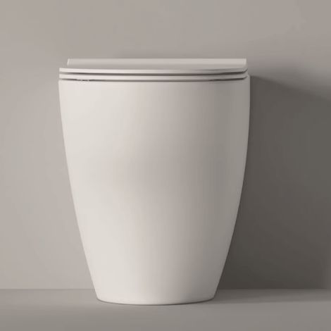 Wc a Terra Senza Brida Alice Ceramica "Unica" Bianco Lucido (1/5)
