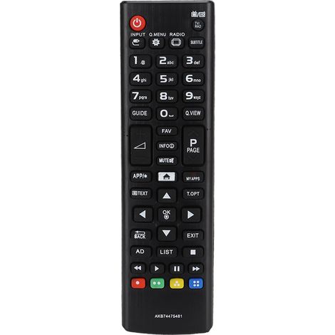 Télécommande pour téléviseur LG AKB74475481, boîtier en ABS, alimentée par piles (1/5)