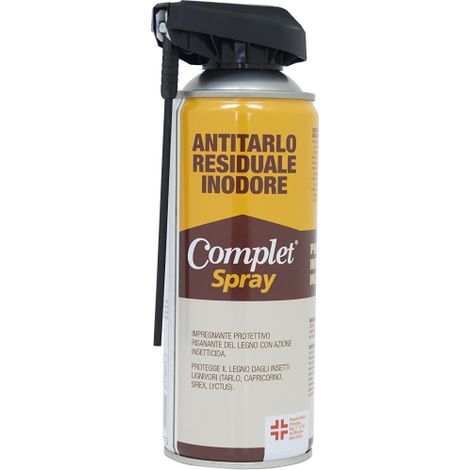 Ecolkem COMPLET SPRAY Antitarlo residuale inodore protettivo legno 400 ML 400 ML (1/3)