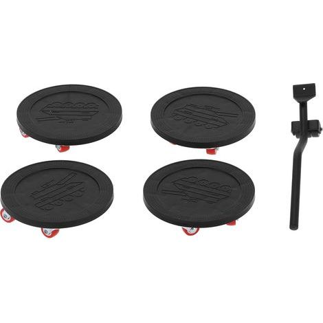 Outil de déplacement de meubles, kit de levage de meubles robuste en plastique ergonomique 5 pièces pour la maison pour le garage pour un déplacement facile et sûr pour le bureau (1/5)