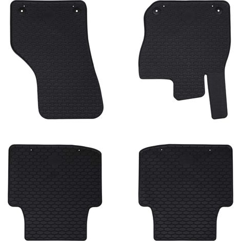 Car Mat 4 pcs Black suitable for VW for PASSAT B9 TDI 2024- vidaXL