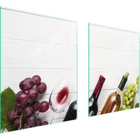 PLACA PROTECTORA DE VIDRIO PARA ESTUFA 85x52 VINO (1/5)
