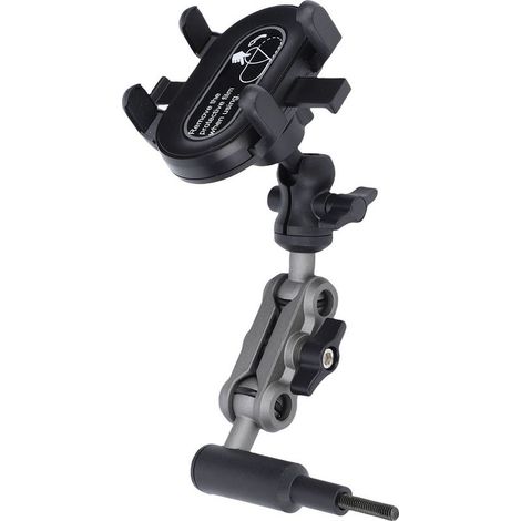 Support de Téléphone avec Poignée de Maintien en Forme de Pilier, Rotation à 360 °, Support Universel Réglable pour Réservoir 300 500 Véhicules Pajero, Matériau ABS en Métal Haute (4 Griffes) (1/5)