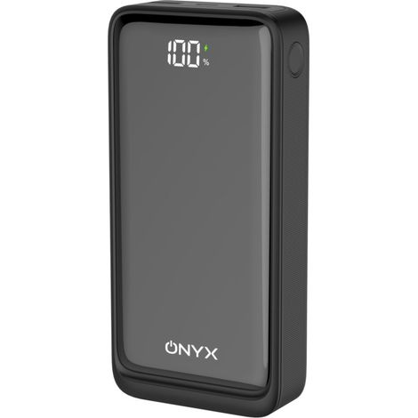 Onyx Power Bank PB1-20K 20000mAh 3 USB-Anschlüsse Schwarz