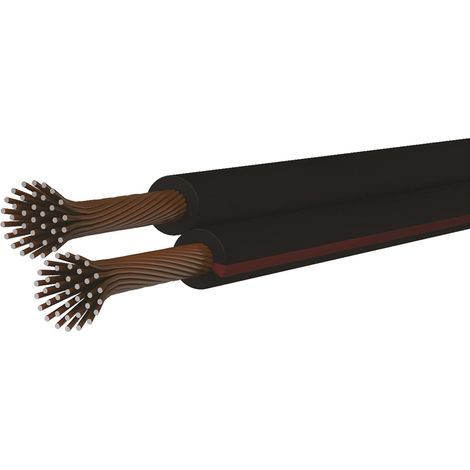 Emos ungeschirmte zweidr athle itung 2 x 0,75 mm nero/rosso, 100 pezzi, s8273 (1/5)