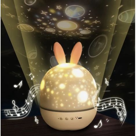 Veilleuse avec projecteur de ciel étoilé pour enfants (1/4)