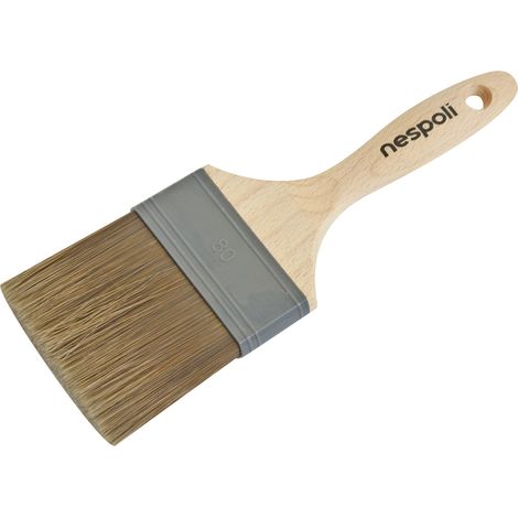 Nespoli Flachpinsel 80 mm braun