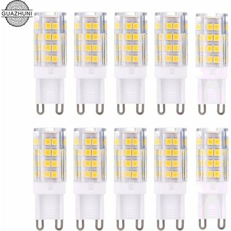 Ampoule LED G9, blanc chaud 3000K, source de lumière écoénergétique sans stroboscope (1/4)