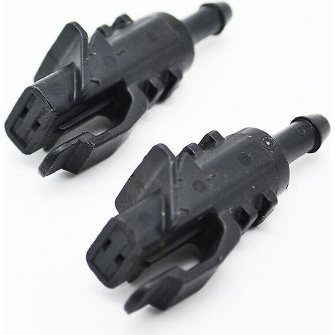 2x Front Windscreen Wiper Washer Jet Nozzle Spray Fan For Hyundai i30 for Kia K7 (1/2)