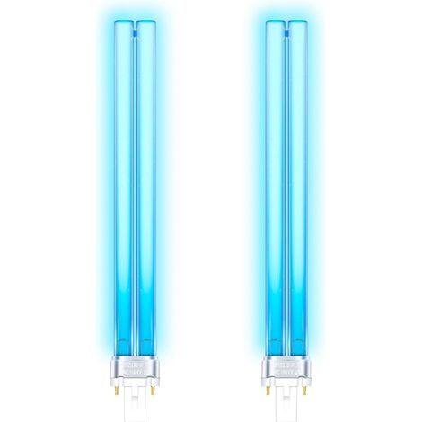Lot de 2 Ampoule G23, 11W UVC, Verre Quartz, Filtre Étang, Bassin - Lot de 2 Ampoule G23, 11W UVC, Verre Quartz, Filtre Étang, Bassin (1/5)