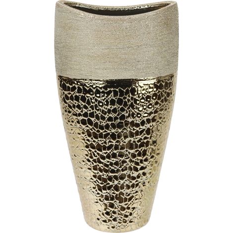 Vase de Table en céramique - Petits vases décoratifs pour Fleurs - Herbe de la Pampa - Décoration pour la Maison, Le Salon, la Table à Manger, la Ferme, Le Bureau, la décoration de Mariage, Noël, (1/4)