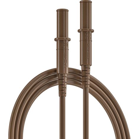 Cordons de test RS PRO, Marron, 10A, 1000V, long. 3m ( Prix pour 1 )