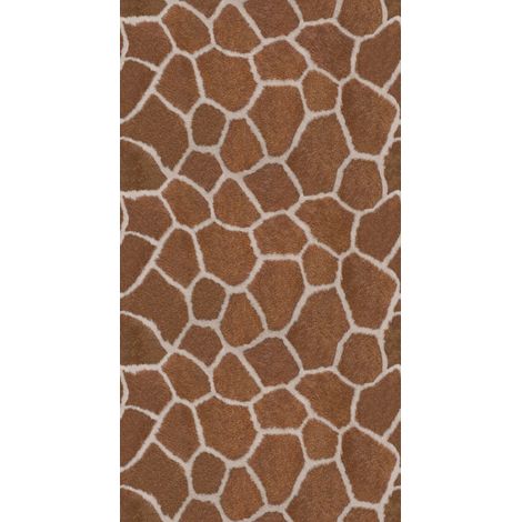 papier peint panoramique imitaiton peau de girafe marron - Origin Wallcoverings (1/5)