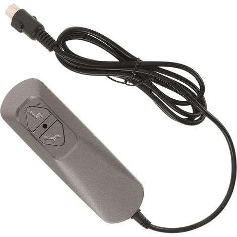 Télécommande 2 Boutons en Plastique Argenté de Remplacement Contrôle Facile et Confort Amélioré pour Fauteuil Releveur Électrique pour Fauteuils Inclinables (1/5)