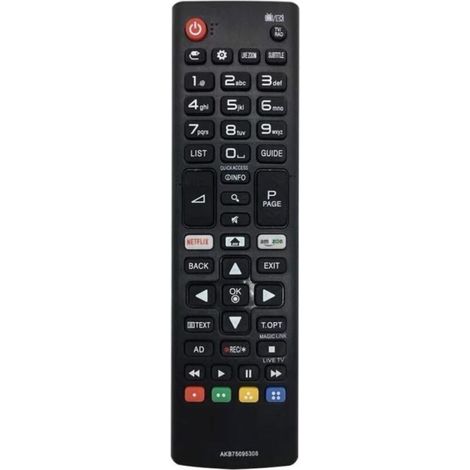 Remplacement Telecommande LG AKB75095308 pour Telecommande Universelle LG Smart TV - Aucune Configuration Requise Telecommande TV LG