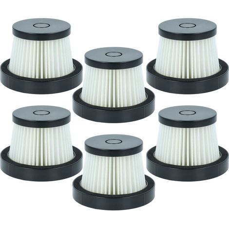 vhbw 6x Staubsaugerfilter kompatibel mit BuTure JR700, JR400 Staubsauger - Schmutzfilter, Filtereinheit