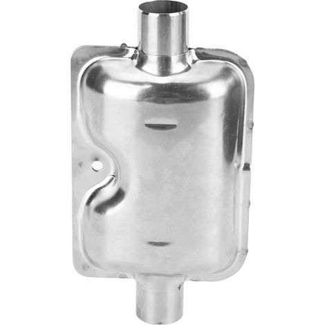 Silencieux en acier inoxydable 24mm pour chauffage diesel stationnaire, compatible tuyau d'échappement 25mm, réducteur de bruit, 0.94 pouce (1/3)