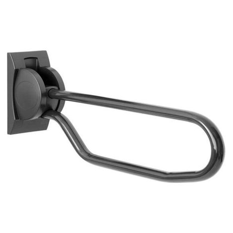 Handicare Linido barre de WC rabattable 80cm anthracite (1/2)