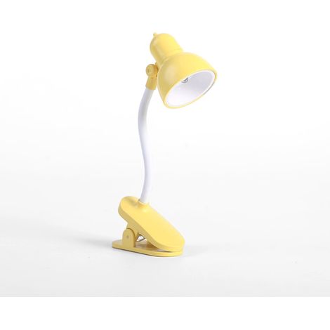 Lampe De Lecture À Pince - Réglable - Alimentée Par Pile AG3 - Pour Bureau Table Livre Étagère - Camping Extérieur - 1 Pièce (1/5)