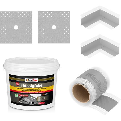 Dichtset 101G Liquid Foil 4kg 5m Cinta 2 x Esquina 2 x Puño (1/5)