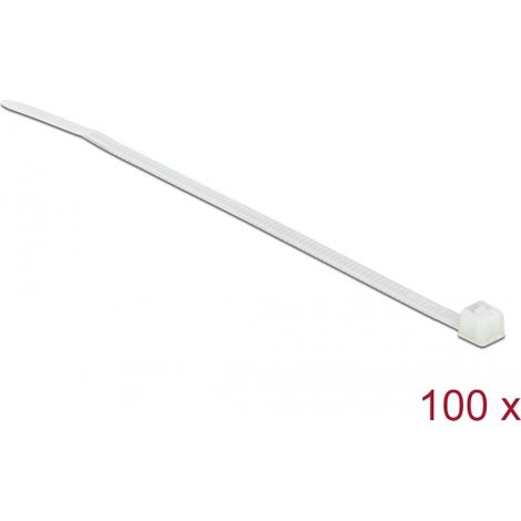 Kabelbinder transparent 100 Stk L100 x B2.5 mm Delock