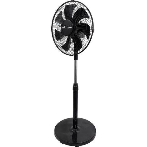 Ventilatore A Piantana 40w Con 7 Pale In Pp, 3 Velocità, Altezza Regolabile 80-100cm – Oscillazione Orizzontale 60° E Inclinazione 45° (1/5)