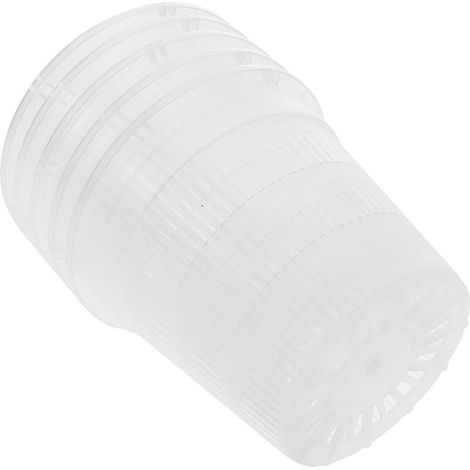 5 Stück Weiße Kunststoff Wassernetz Pflanzkörbe für