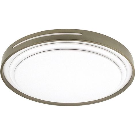 Plafon Argus 60w 3000-4000-6500k Blanco/Cuero 5880lm 8x49x49cm C/remoto Y Reg.intensidad